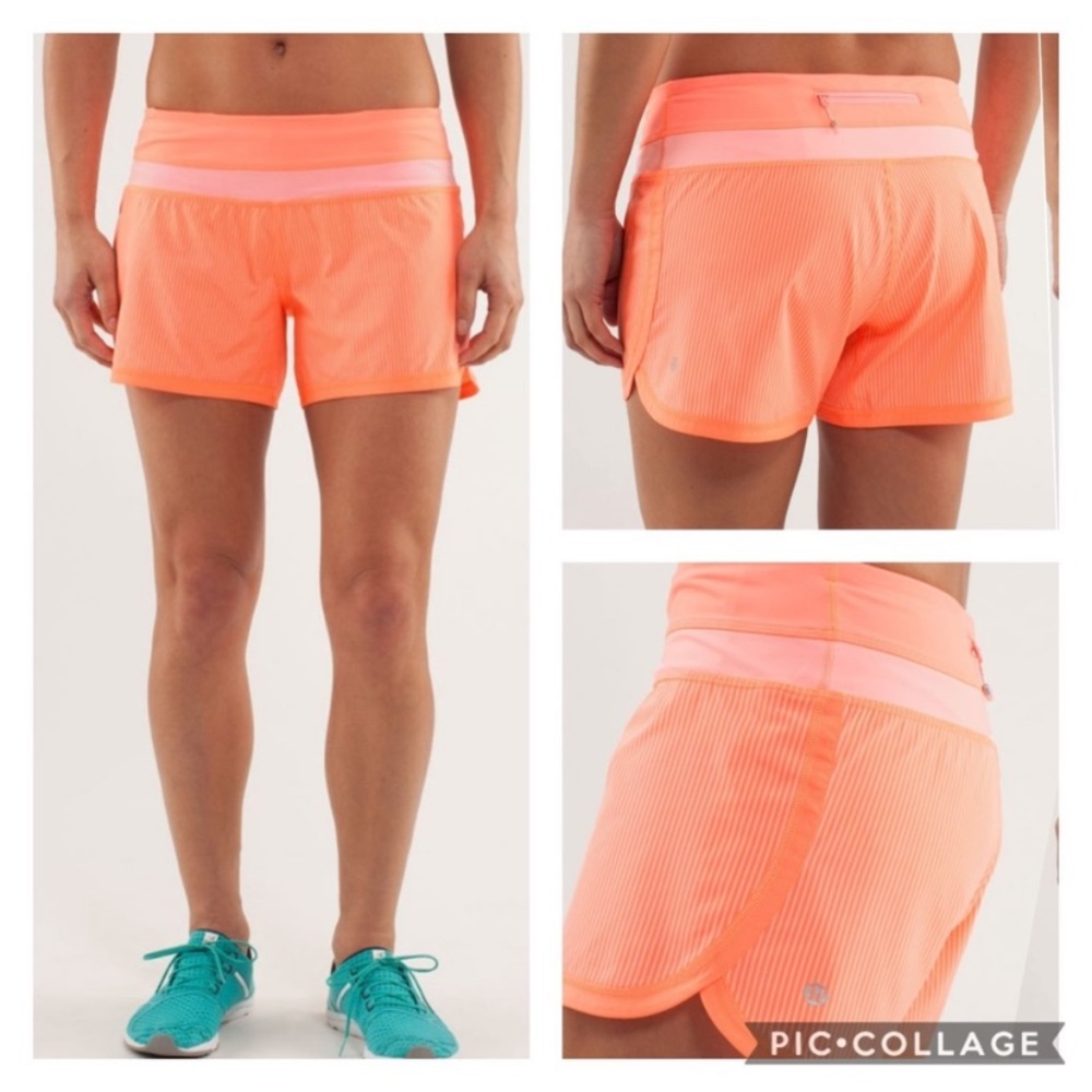 🧡Lululemon Groovy Run Short-PopOrange🧡 - Picture 1 of 9